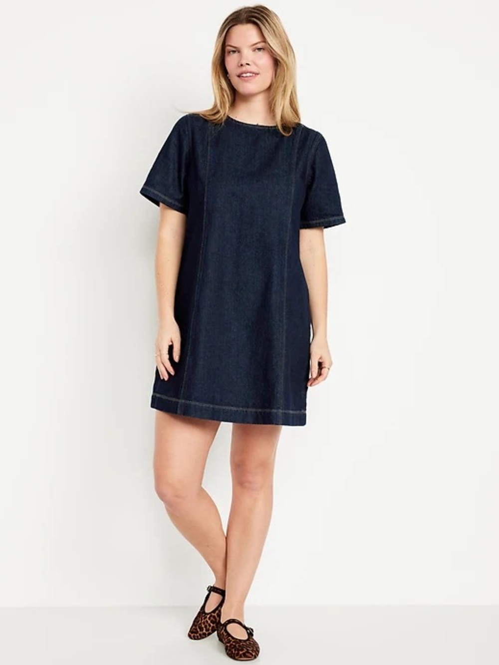 Women’s Dark Blue Denin Mini Dress